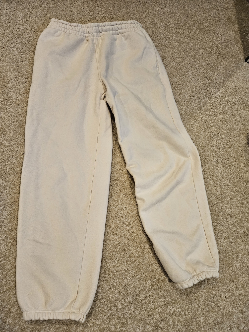 Athleta Girl Cream Fleece Joggers for Kids